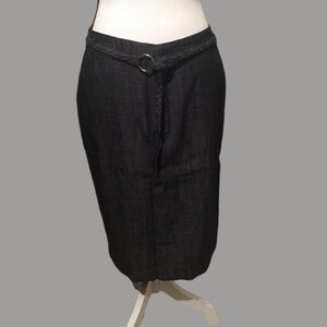 Laura Leigh Ltd - zip front side pocket skirt